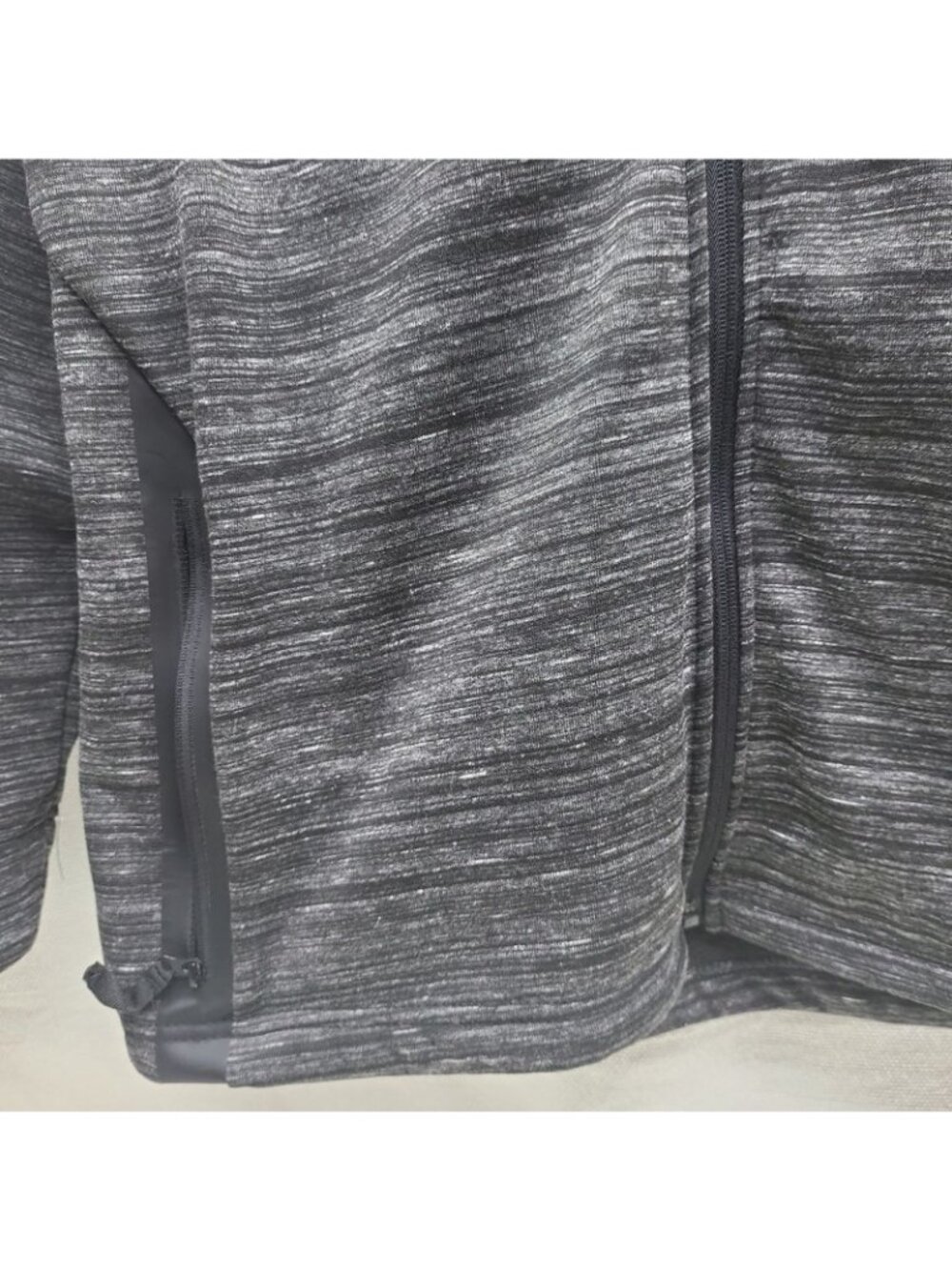 NBA Los Angeles Lakers Hoodie Jacket XL Full Zip Fleece Lined Basketball Gray - Picture 3 of 9